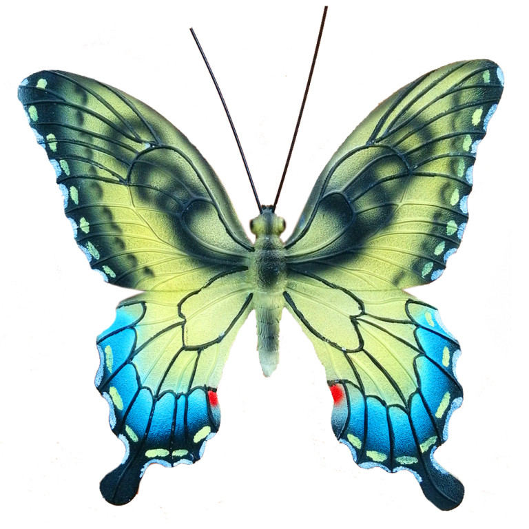 Фигурка Бабочка желтая 20см.