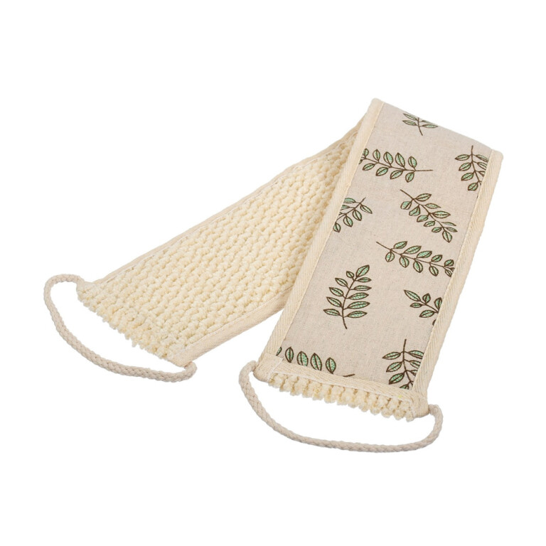 Мочалка "Листья" лента 10*60(Банные штучки)