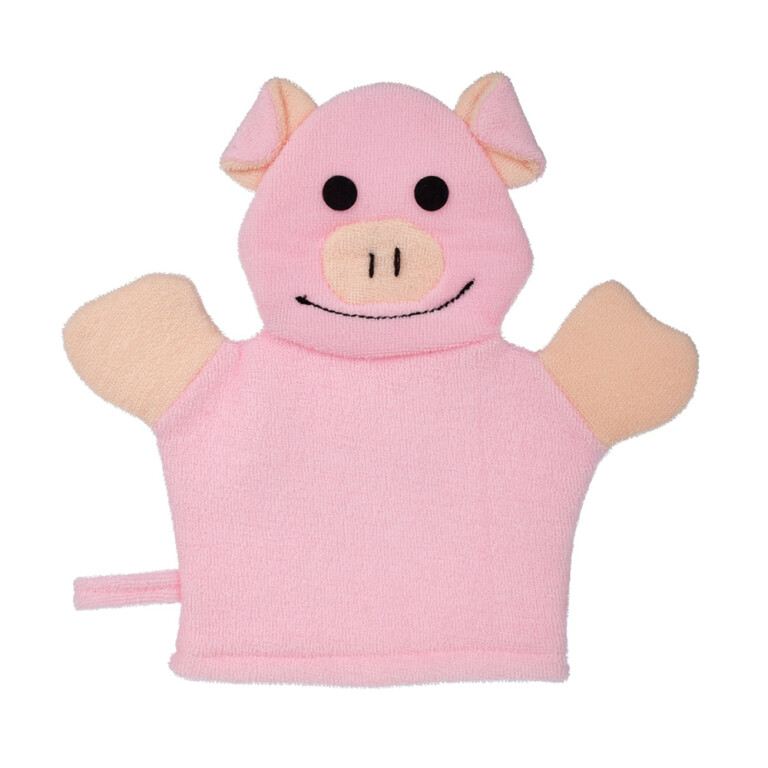 Мочалка -Зверушки д/нежной кожи 23*21 (Банные штучки)