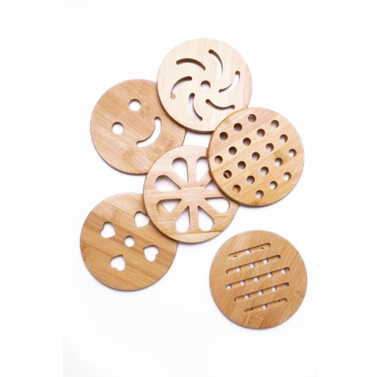 Подставка п/гор.круг.в асс.D15*15*1 см,бамбук (BRAVO)