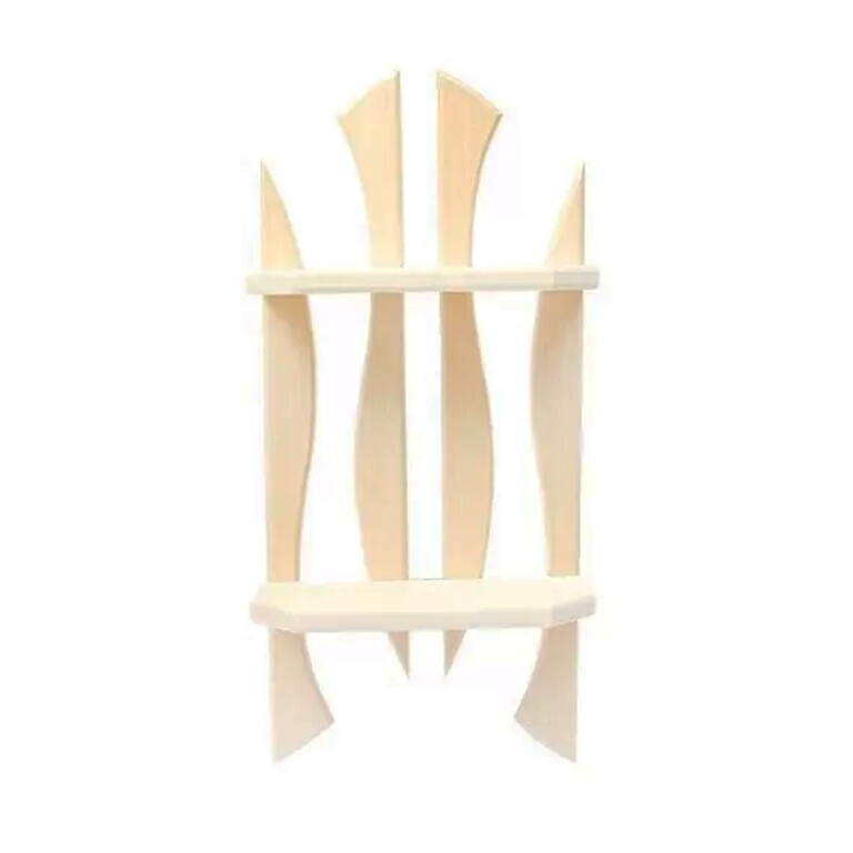 Полка Зигзаг настенная, 2 полки 250х550х120 (SAMI)