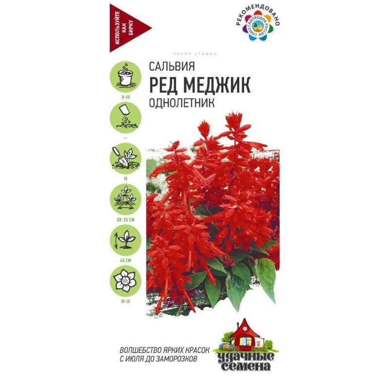 Цв.Сальвия Ред Меджик (Гавриш) 0,05г Уд.С.
