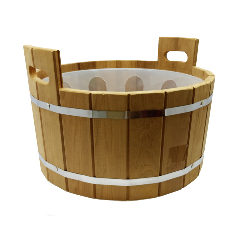 Шайка с пластикой вставкой 15л термолипа (SAMI)