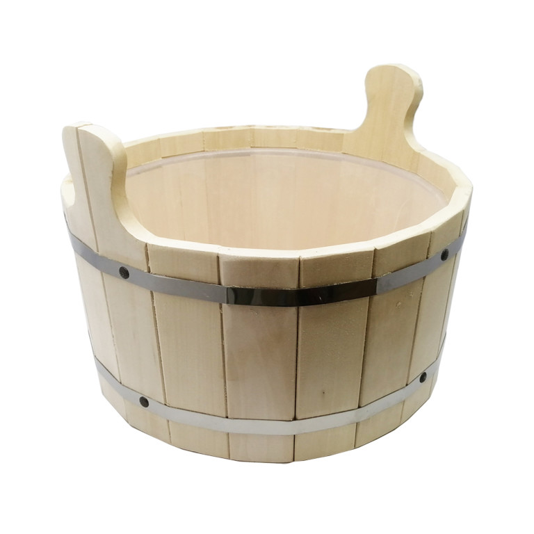 Шайка с пластиковой вставкой  6л.(МДФ)