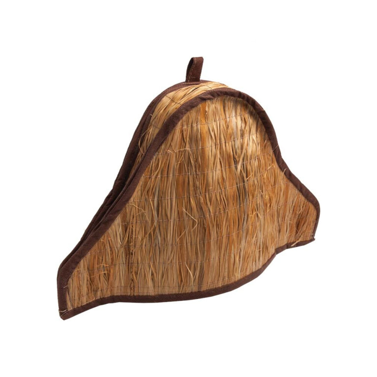 Шапка "Наполеон" 40*25*1 (Банные штучки) лыковая