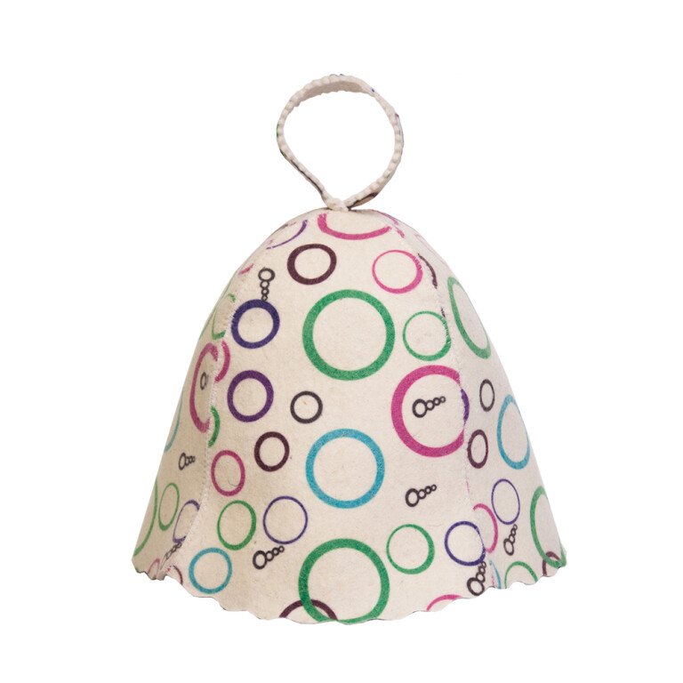 Шапка с орнаментом в ассортименте (Банные штучки)