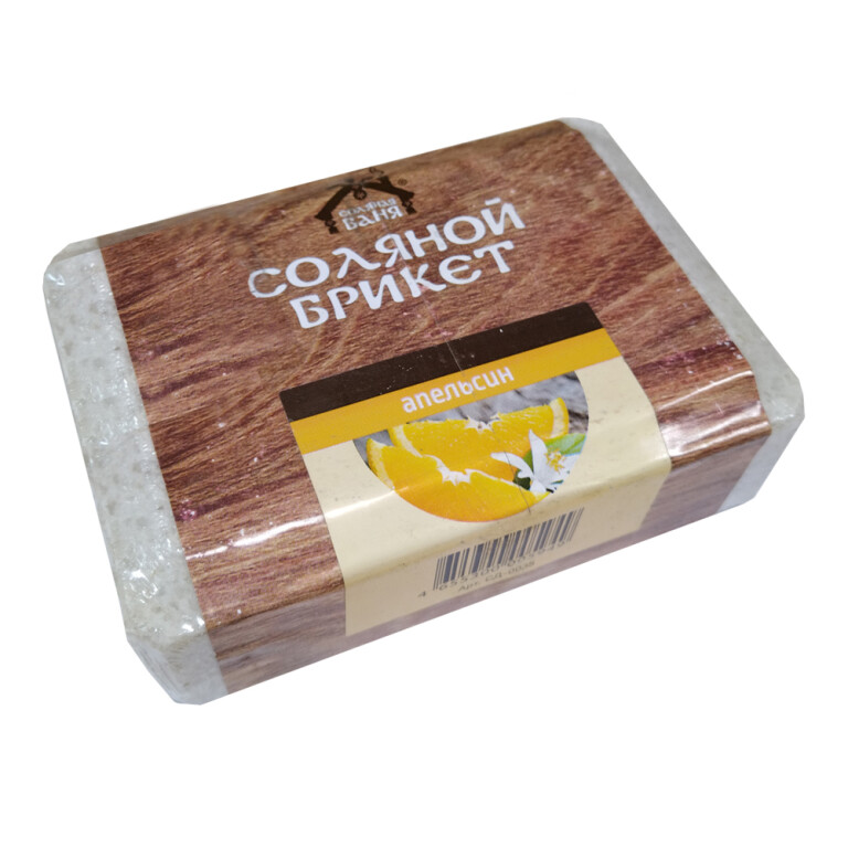 Соляной брикет "Соляная баня" с цедрой апельсина 1,35кг