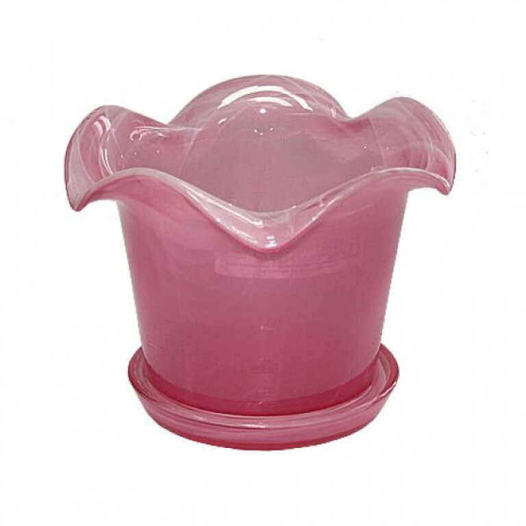 Горшок с подд.№1 Рудольф разв.алеб.крш.манжента h-10см; d-10см (ФП)