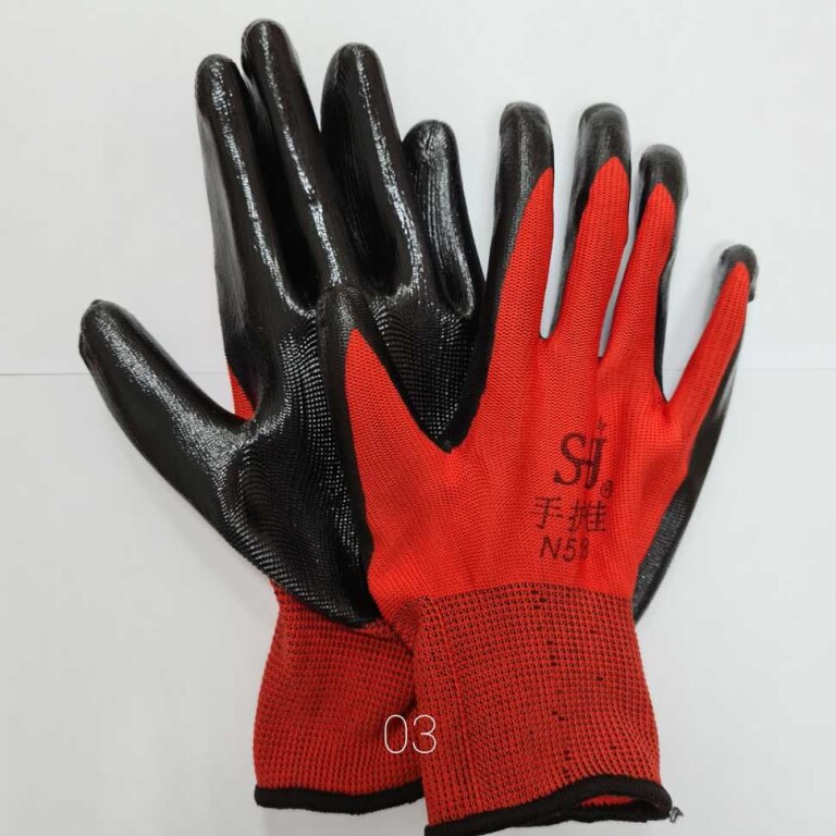 Перчатки Нейлон с латексным покрытием ладонь № 03 /12