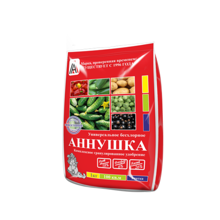 Аннушка (бесхлоридное) 1кг (Вика) 25шт