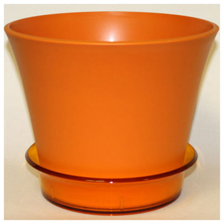 Кашпо Лотос 26*20 оранж. 5,5л