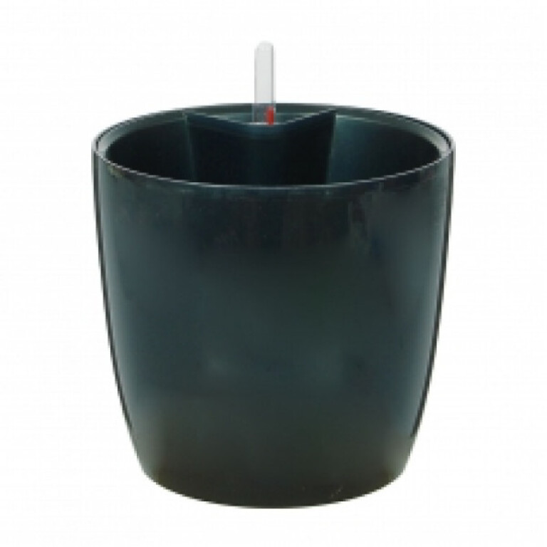 Горшок Комфорт 3,5л синий перл. с автополивом