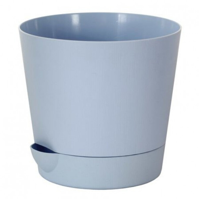 Горшок д/цв.3,6л голубой с подд. (Интерм)
