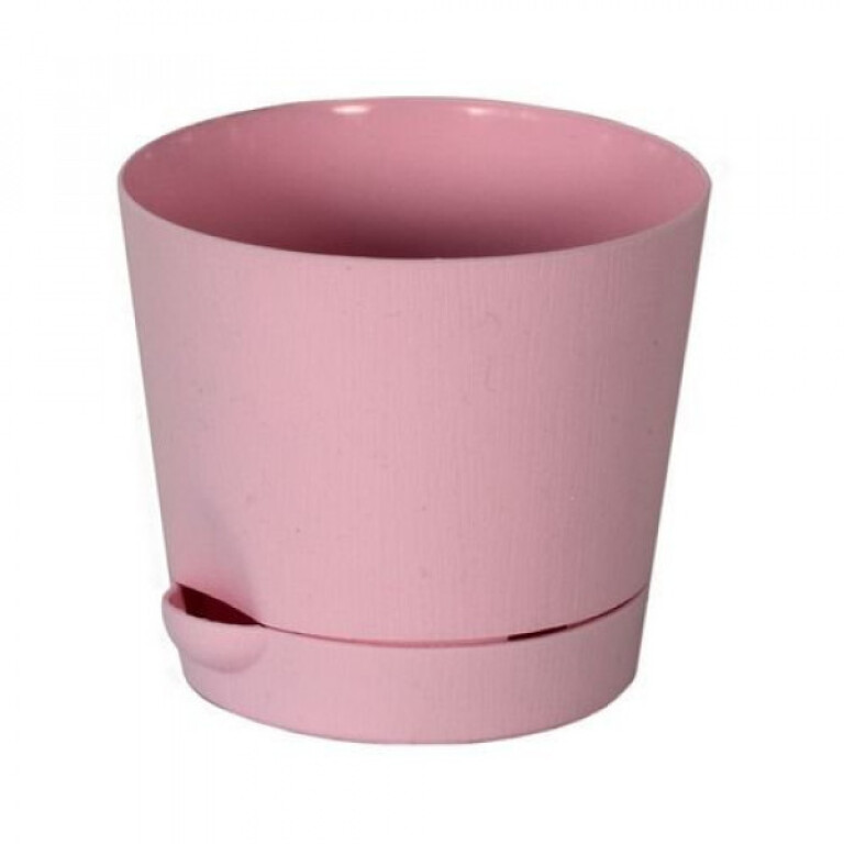 Горшок д/цв.2л розовый с подд. (Интерм)