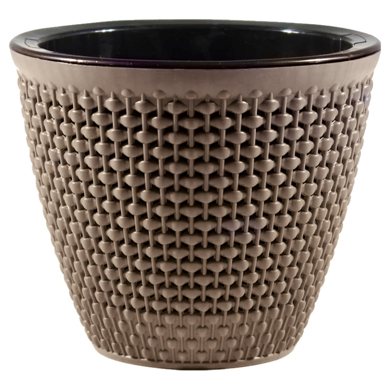 Кашпо Ротанг 3л. Мокачино (ВМС)