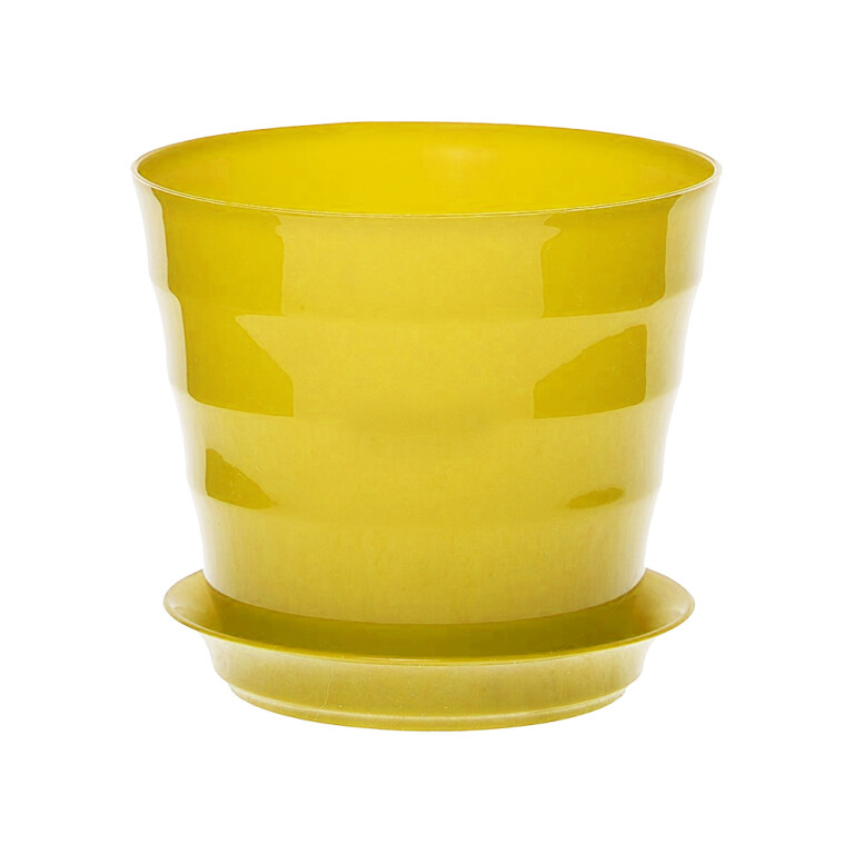 Лаура 0,7л желтый 11,5 *10 с подд.(LG)