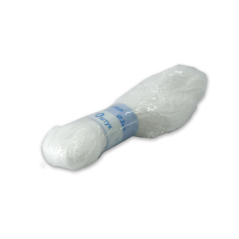 Шнур вязаный д 3мм, 10м белый  (САДОВОД) /100