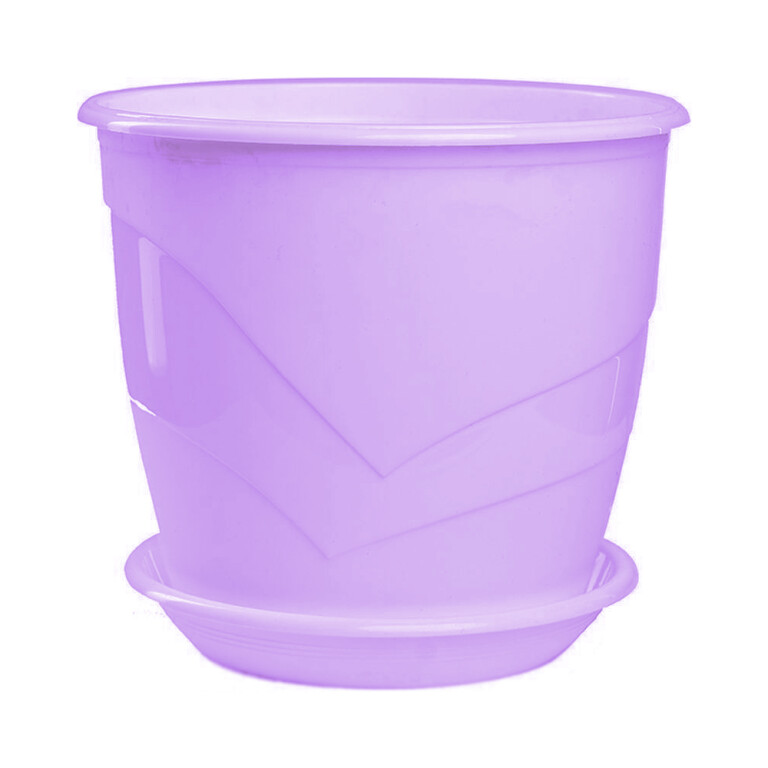 Венеция D19, 3,1л лаванда с подд. цветочный горшок (5PL)