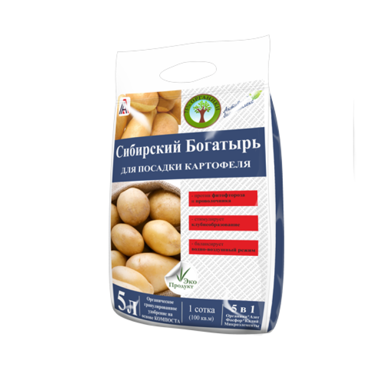Сибирский Богатырь 5 в 1 для посадки картофеля  5л (Вика) 6/210