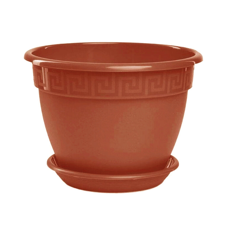 Антик D19, 2,6л терра с подд. цветочный горшок (5PL)