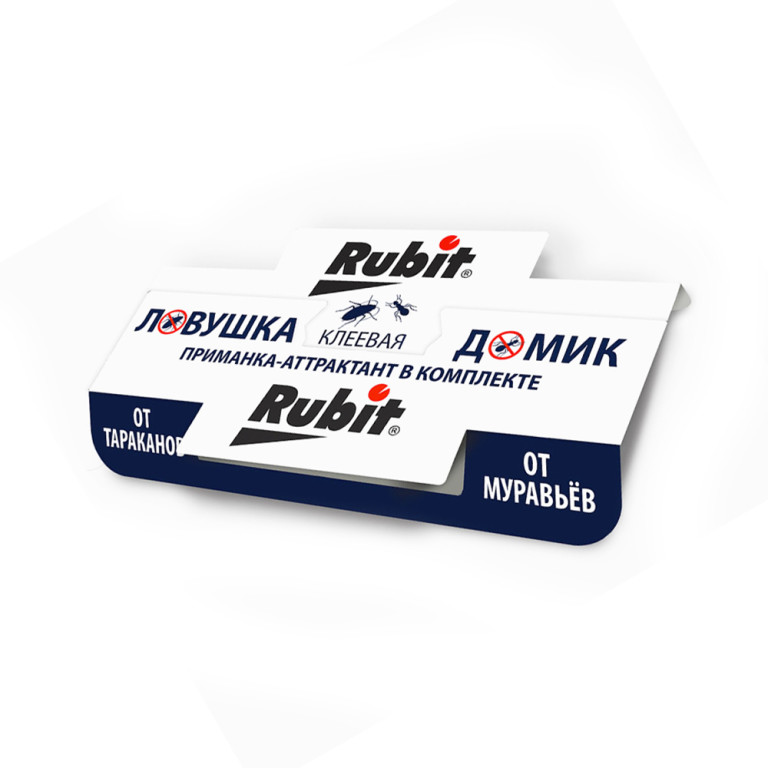 Клеевая ловушка Рубит от тараканов ДОМИК (ЛЕТТО) 120