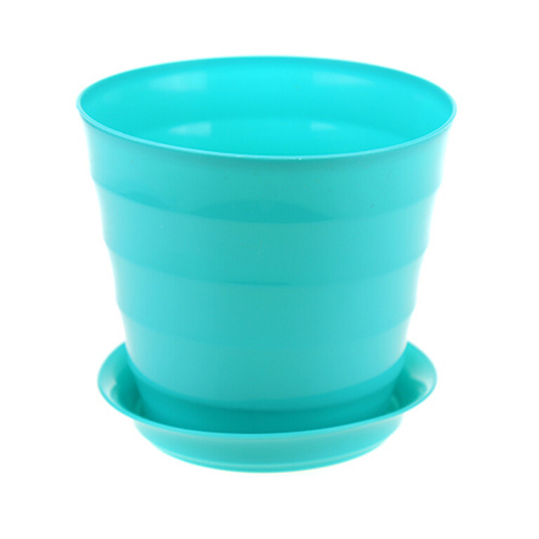 Лаура 0,7л бирюза 11,5 *10 с подд.(LG)