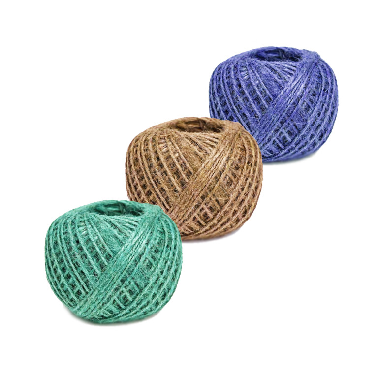 Шпагат джутовый Текс 1120,  50м АССОРТИ (Эбис) /50