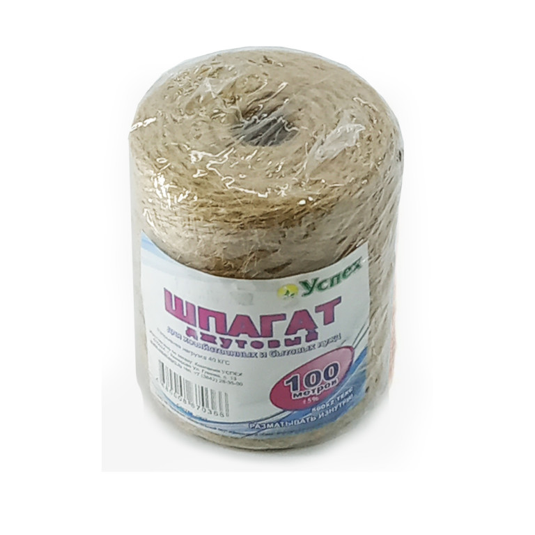 Шпагат джутовый Текс 560*2 100м (Эбис) /30