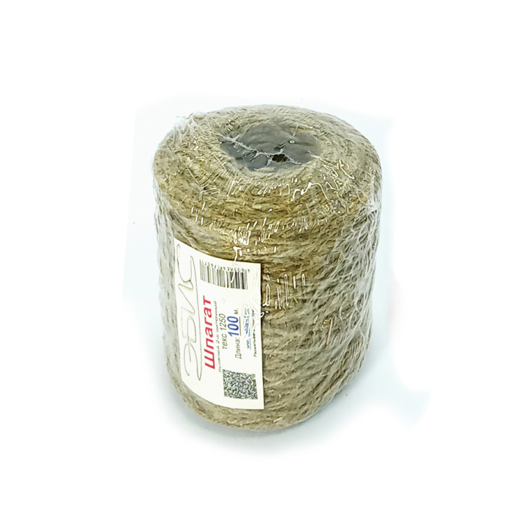 Шпагат льняной Текс 1250*2 100м (Эбис) /30