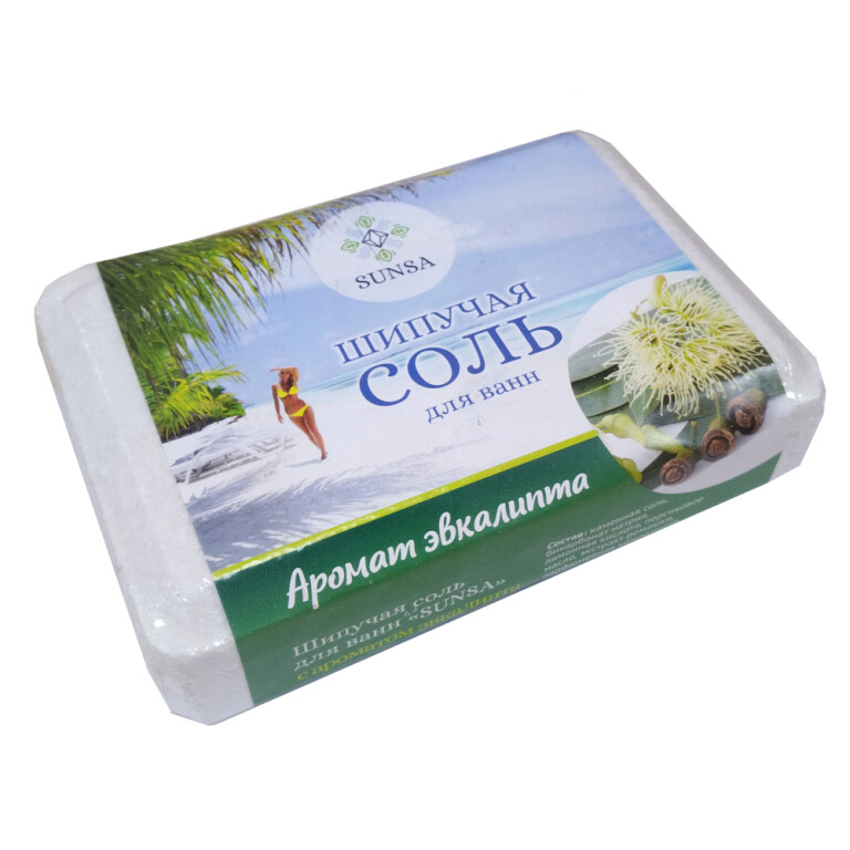Соль шипучая SUNSA эвкалипт 0,9кг