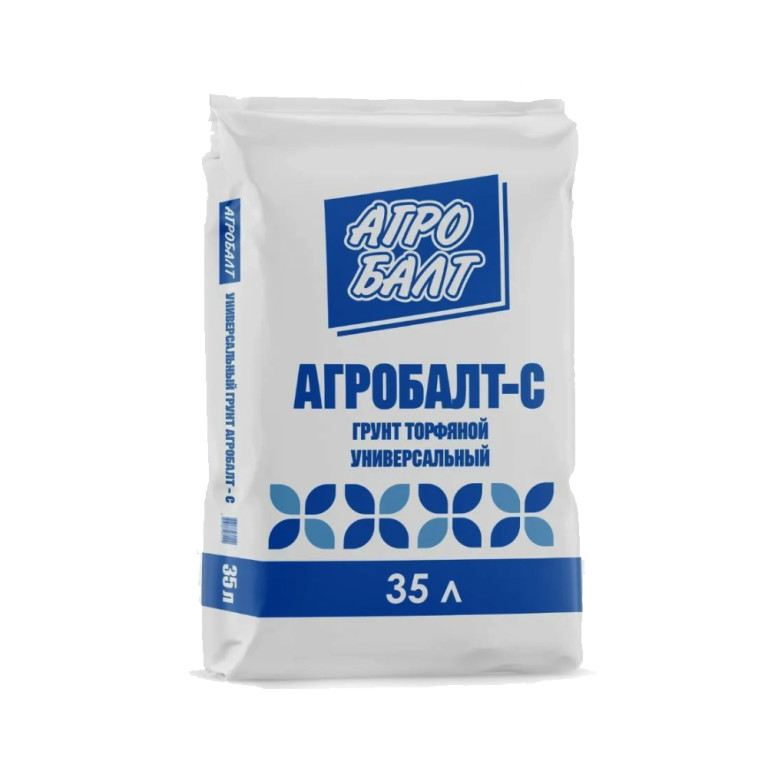 Торф Агробалт-С 0-10мм, 35л, субстрат на основе верхового торфа (Агробалт) /39