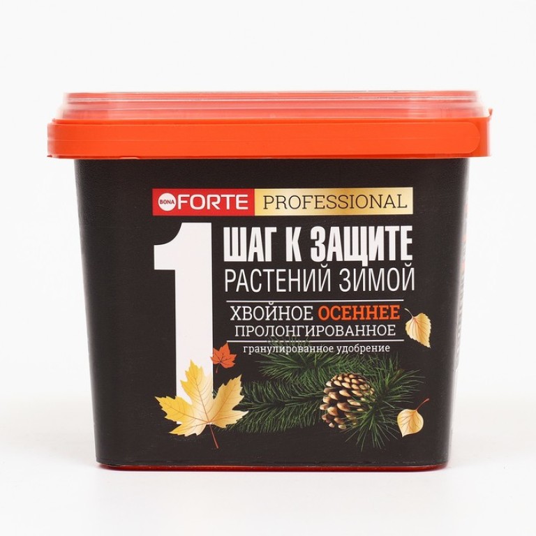Бона Форте Хвойное осеннее  с биодоступным кремнием 1л ведро (Гарден) 12