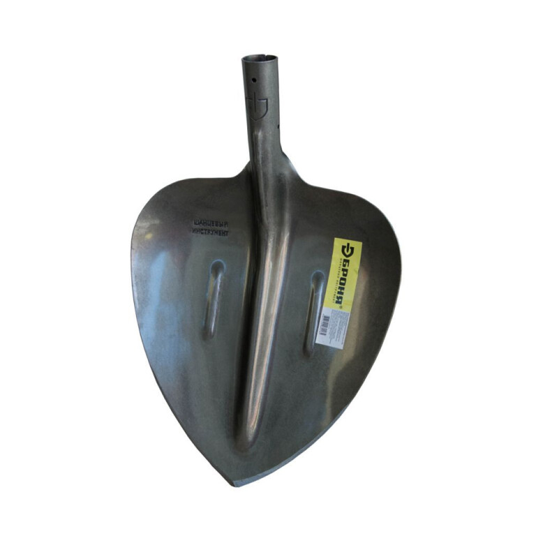 Лопата Совковая щебеночная БРОНЯ 1350гр б/ч (рельсовая сталь) (СТС)