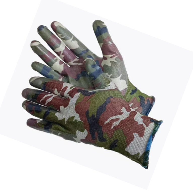 Перчатки нейлоновые с нитриловым покрытием Fiesta MILITARY (размер 7 (S) (GWARD) 12/240