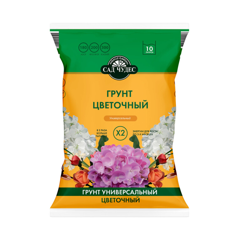 Грунт Сад Чудес Цветочный  10л (Норд Палп) 5
