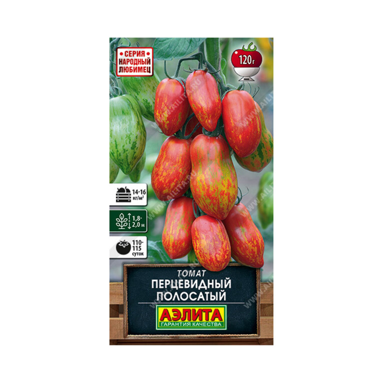 Томат Перцевидный полосатый (Аэлита) 20шт