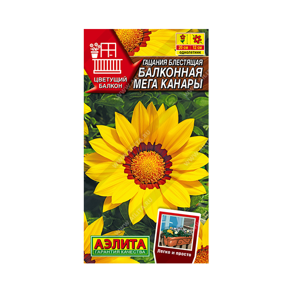 Цв Гацания Балконная мега канары (Аэлита) 4шт