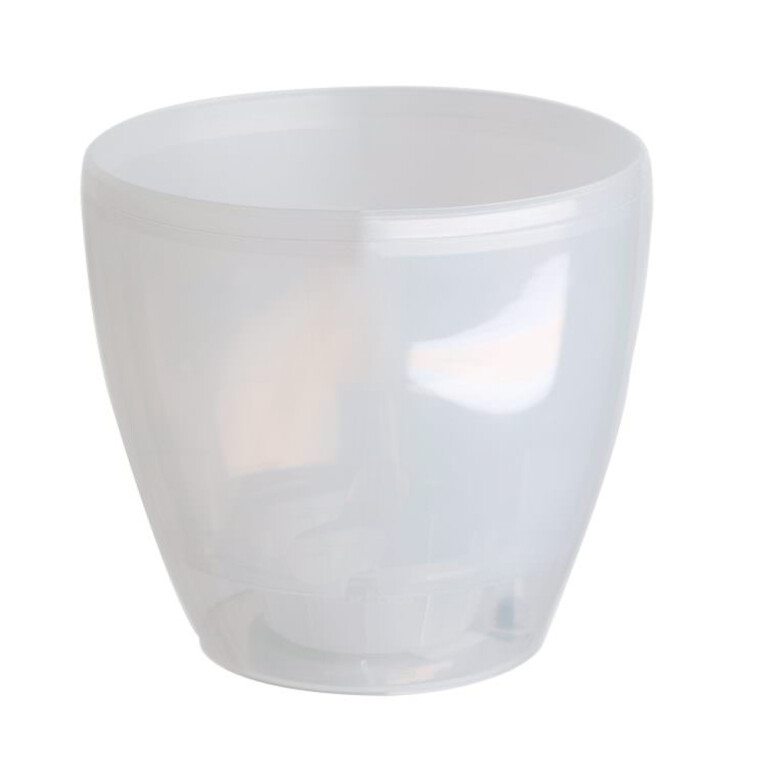 ДЕКО ТВИН горшок 5,8л прозрачный (Крассула) ДЕК 5,8ПР