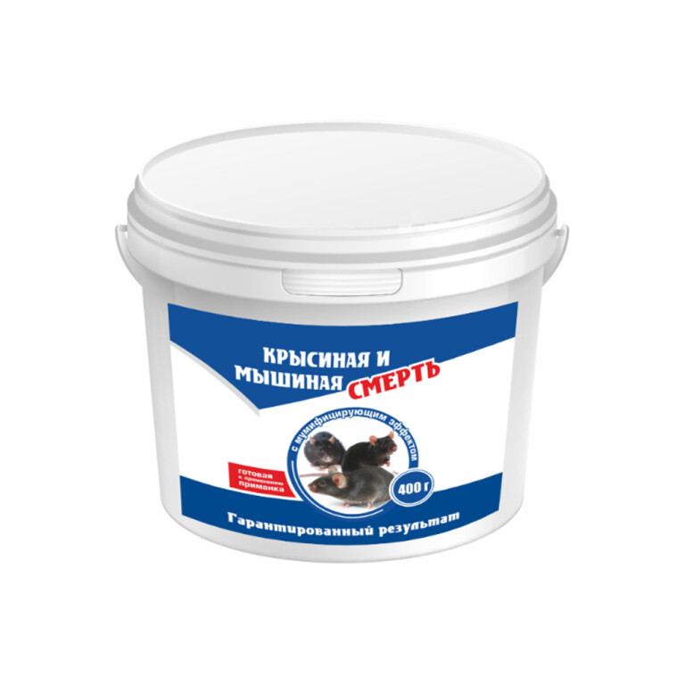 От грызунов Крысиная и Мышиная смерть 400г ведро (Доктор Грин) 6