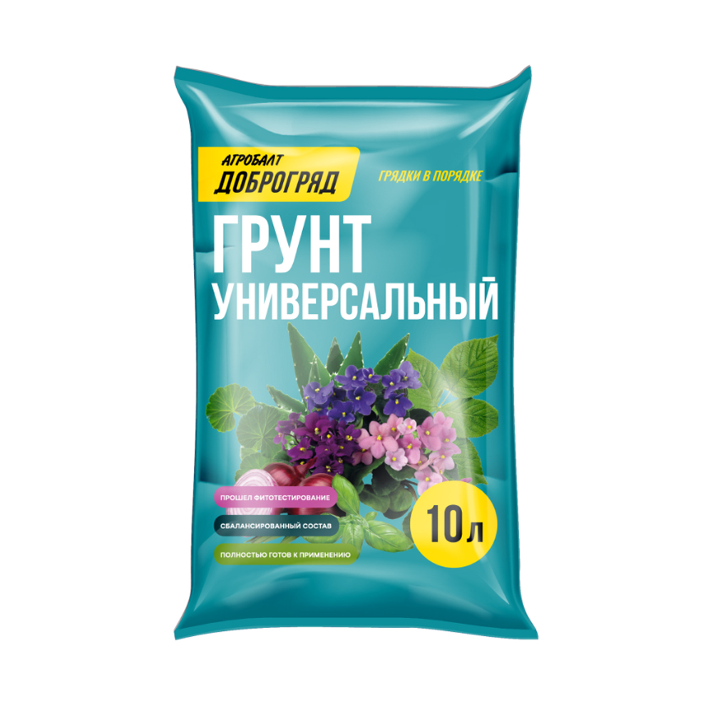 Грунт Доброгряд Универсальный 10л (Агробалт)