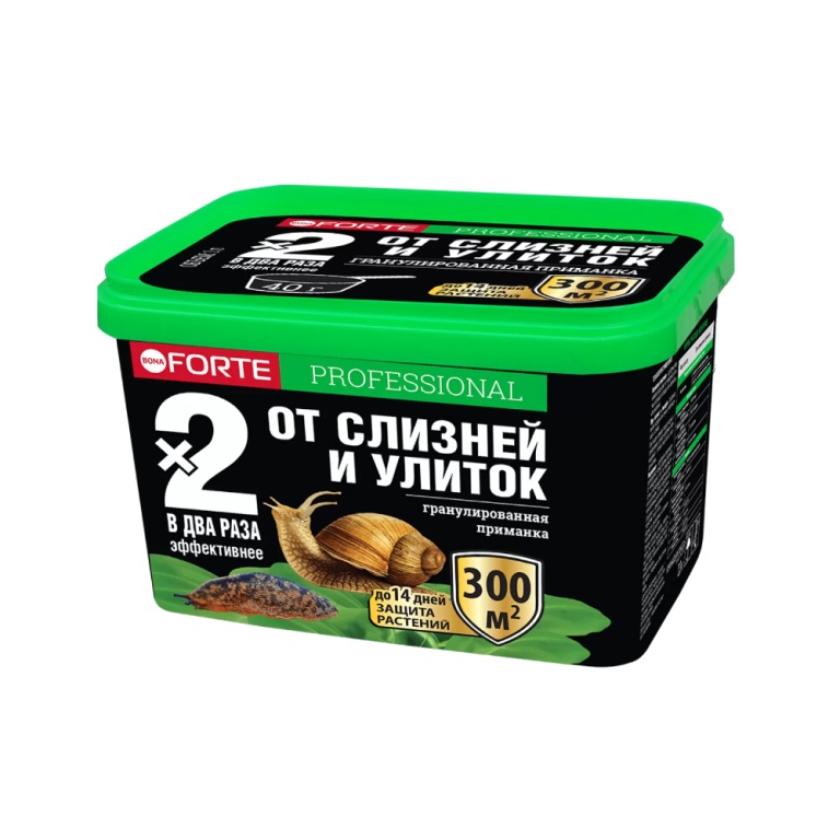 Бона Форте Слизни и улитки супер гранулы ведро 500 мл (300 г)/12