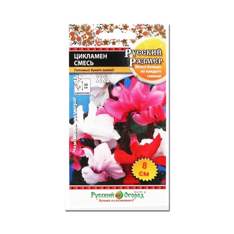 Цв.Цикламен Русский размер смесь F1 (НК)