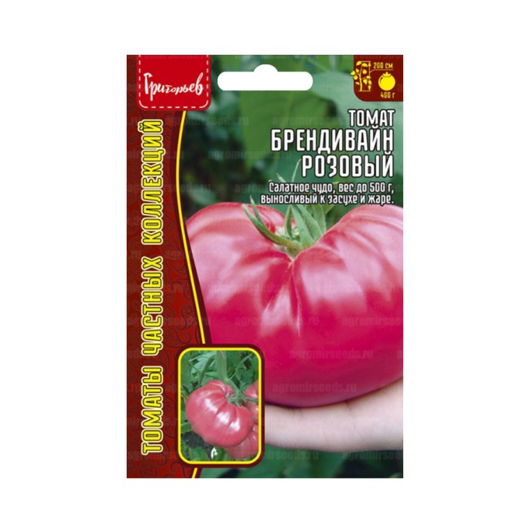 Томат Бренди Вайн розовый (Григорьев) 20шт
