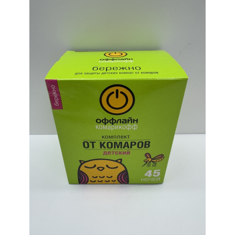 Комплект Комарофф жидк Бережно б./запаха 45 ночей 30мл (Химик) 16