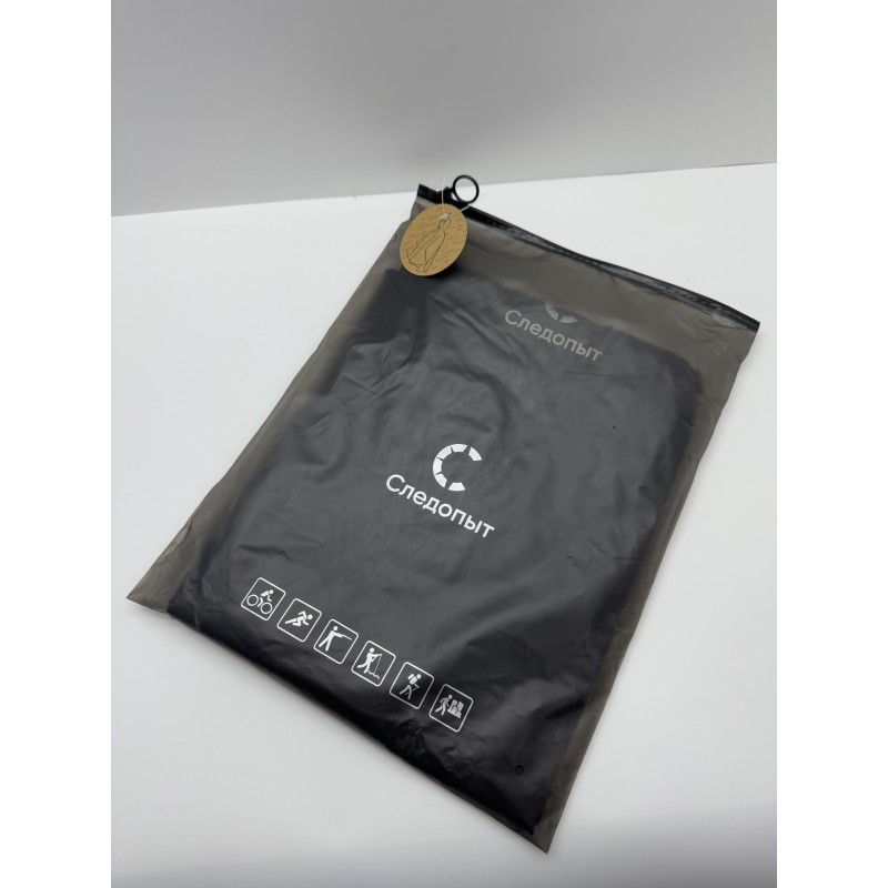 Пончо дождевик СЛЕДОПЫТ плотный PVC, 129х141см, на кнопках, синий (р. 60-62) /50