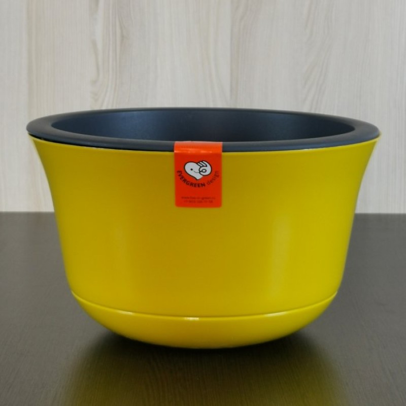 Омега Медовый  горшок с антрац-й  вкладкой 30*17,5 (8л) (LG)