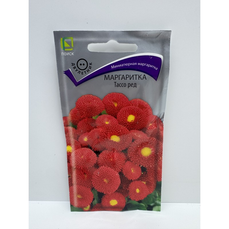 Цв.Маргаритка Тассо ред (Поиск) 20шт