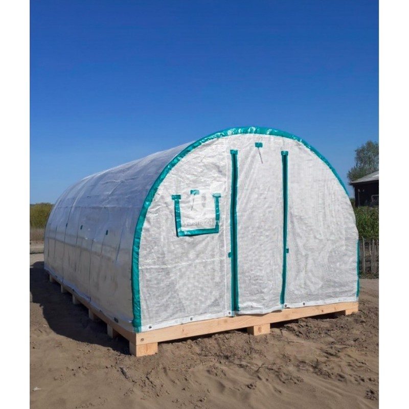 Чехол из армированной пленки Комфорт на каркас теплицы 2,1*3,0*6,0м (ЗСК)